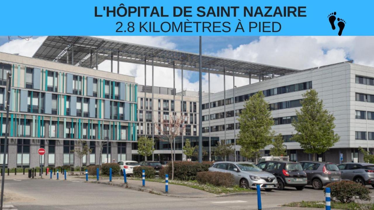 Saint Nazaire - Le Sembat - Proche Mer - Wifi Fibre Exterior foto